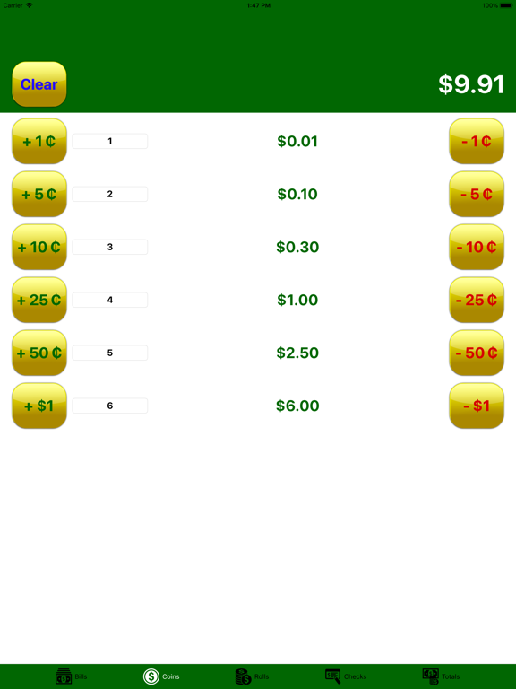 Screenshot #5 pour Cashculator - Cash Counter