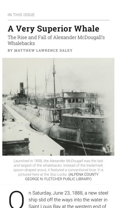 Wisconsin Magazine of History Screenshot