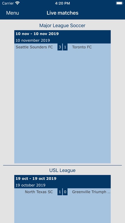 American Soccer live screenshot-3