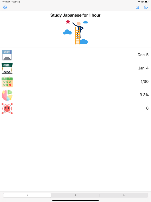 30toWin iPad screenshot 1 - Health & Fitness app