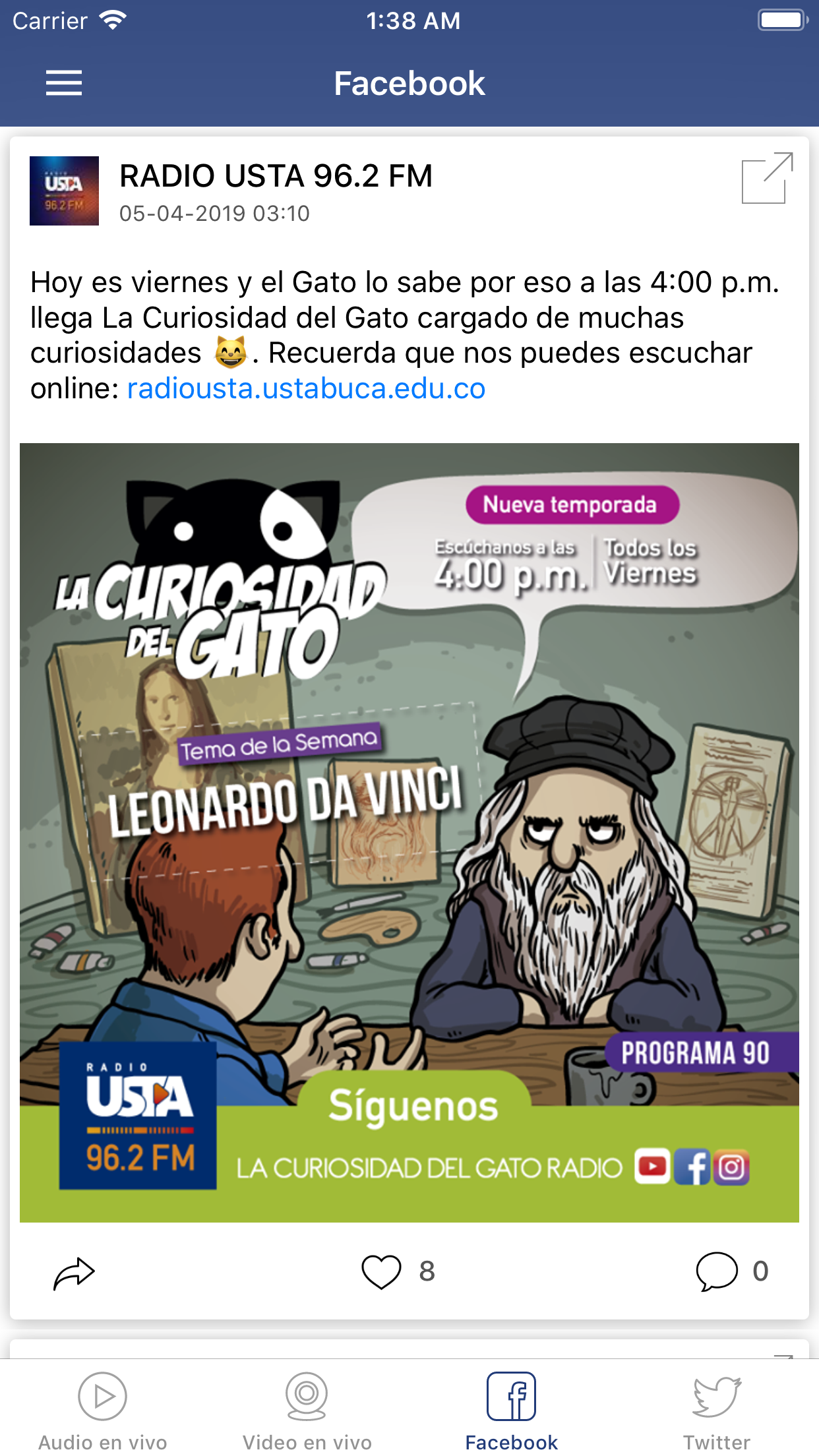 Radio USTA 96.2 FM