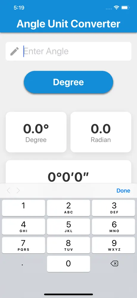 Angle Unit Converter