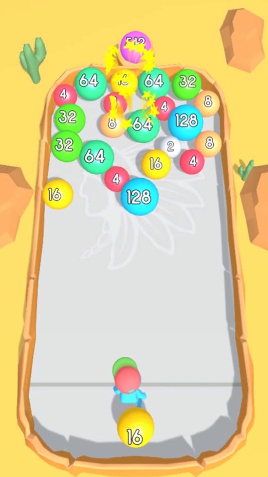 #7. 2048 Color 3D (iOS) 由: BAP