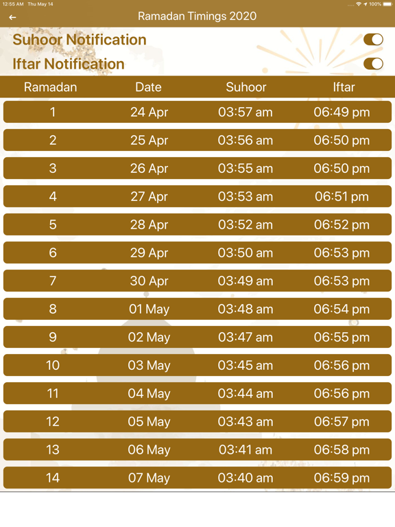 Ramzan Pro - Quran & Calendar iPad screenshot 10 - Lifestyle app