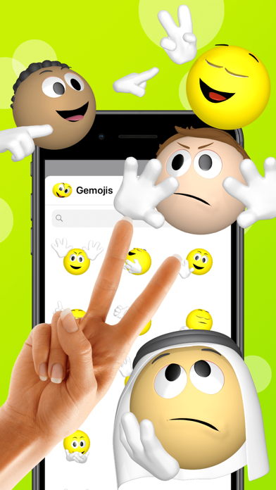 笑脸与手势: Gemojis screenshot