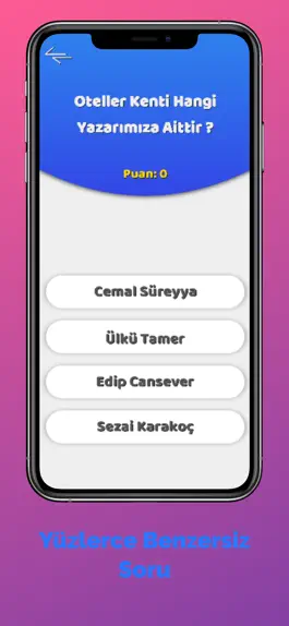 Game screenshot Edebiyat Bilgi Yarışması apk