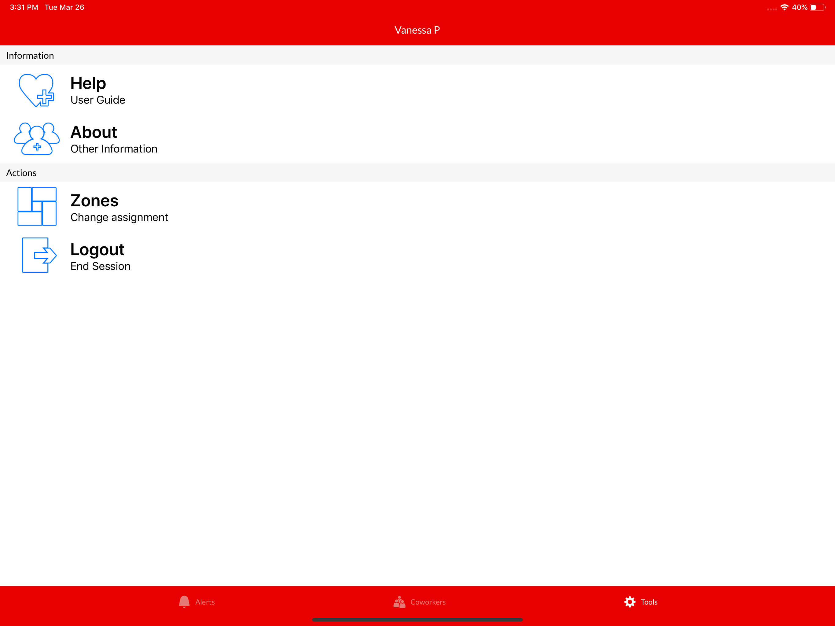 iAlert Handset