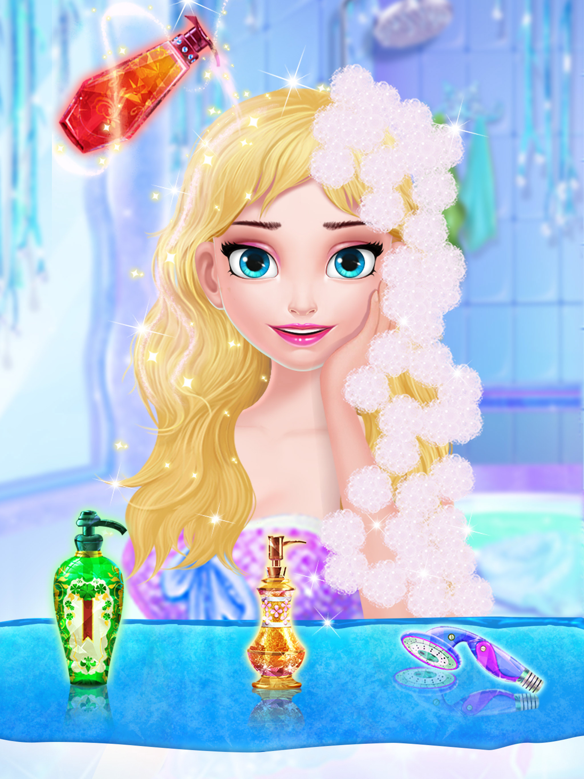 Ice Queen Spa - Girls Makeup