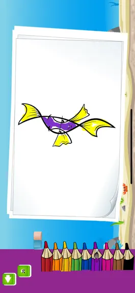 Game screenshot Color Me In My Aquarium apk