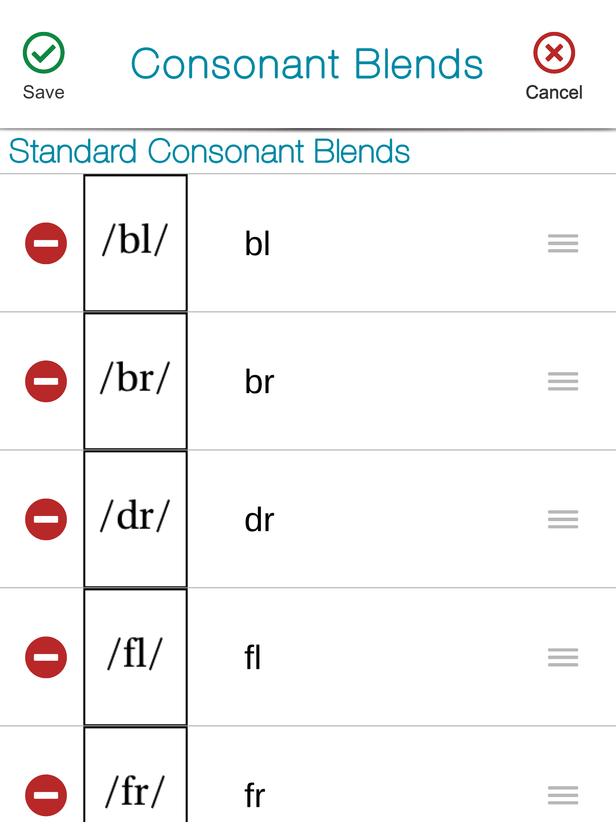 SmallTalk Consonant Blends