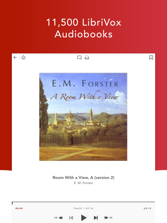 Audiobooks HQ + iPad screenshot 1 - Book app