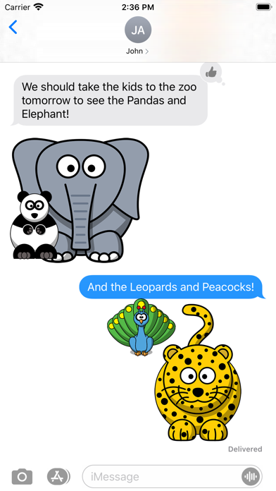 Sticker Fun - Animals & Nature Screenshot