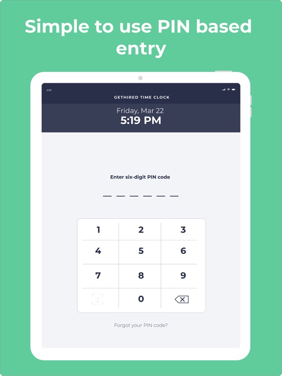 Screenshot #5 pour GetHired Time Clock
