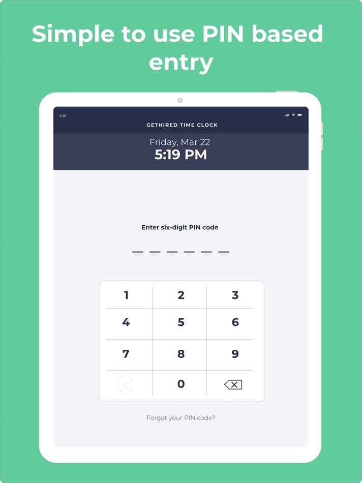 #2. GetHired Time Clock (iOS) 由: GetHired Inc