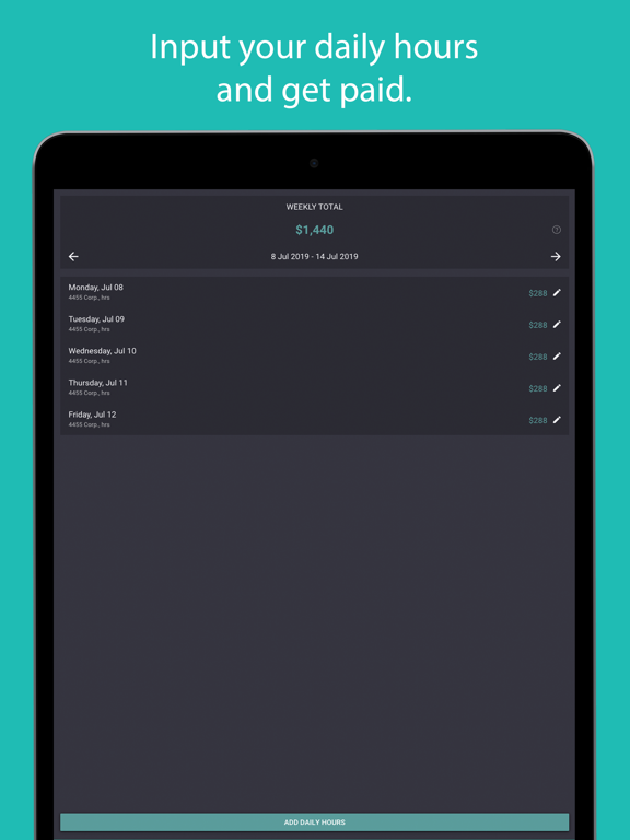 Faber Work iPad screenshot 5 - Productivity app