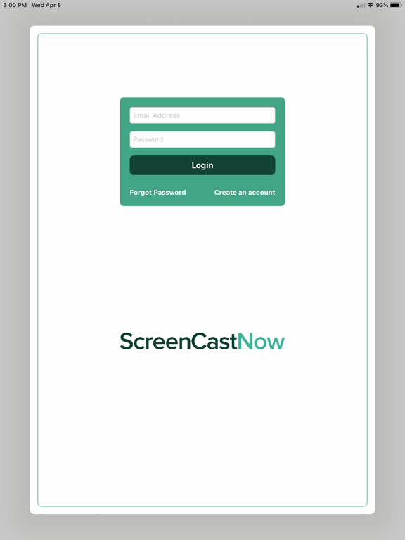 ScreenCastNow iPad screenshot 1 - Productivity app