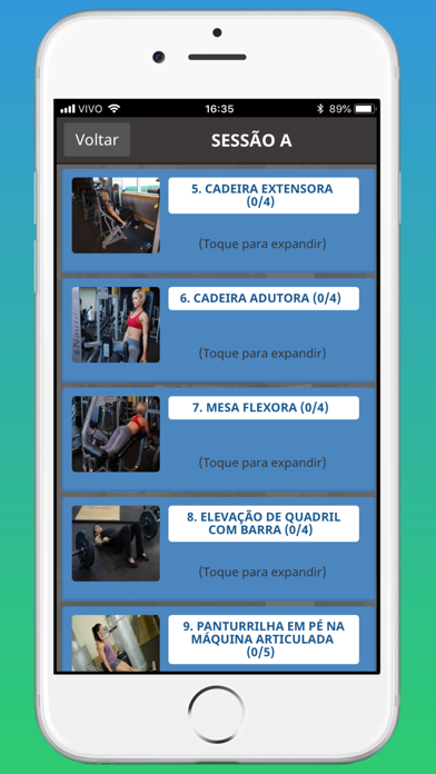Personal Virtual - Treinos iPhone screenshot 1 - Health & Fitness app