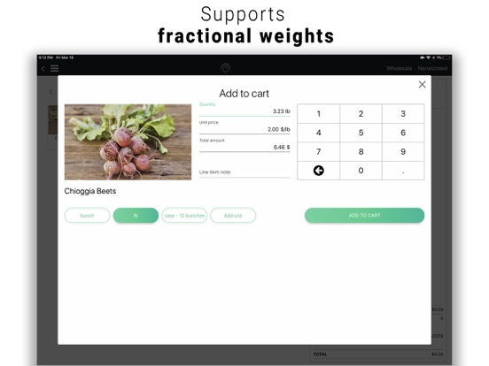 Fellow Farmer POS iPad screenshot 2 - Business app