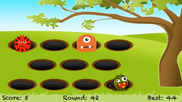 Whack A Cute Monster: Fast Tap