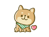 Lovely Akita Dog Emoji