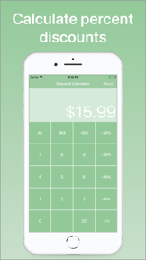 Percentage Discount Calculator screenshot 1