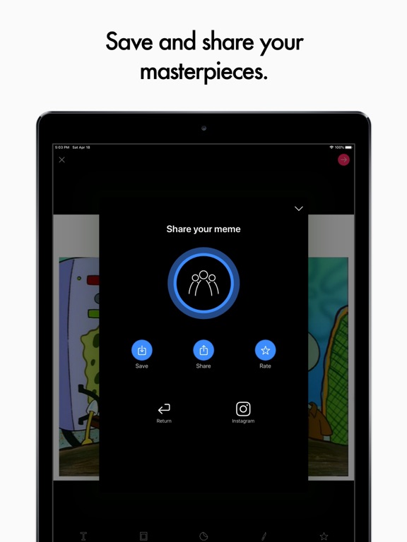 Meme Generator: Make Memes iPad screenshot 6 - Entertainment app