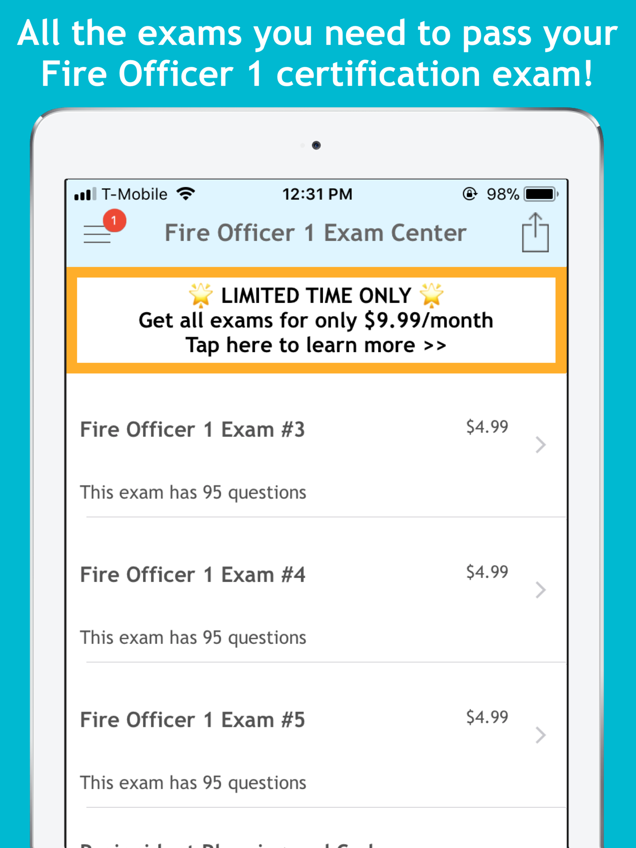 Fire Officer 1 Exam Center