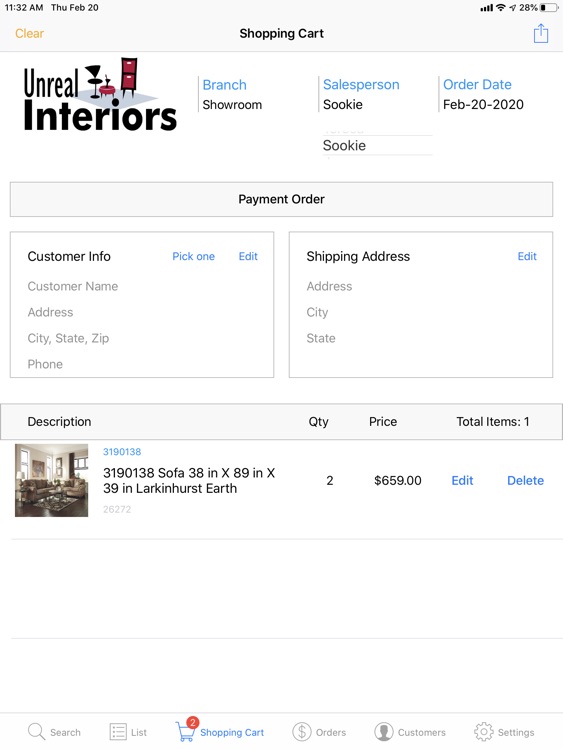 iFurniture POS screenshot-6