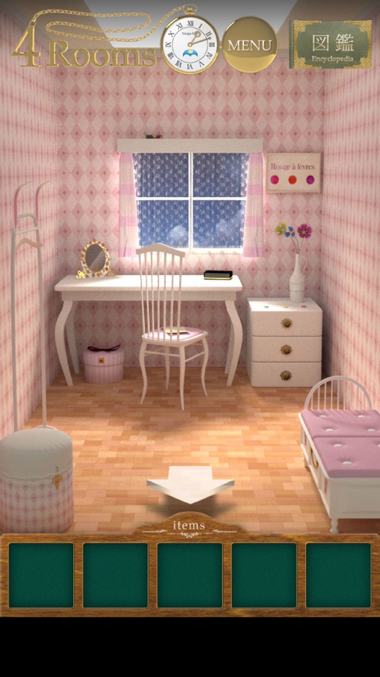 #4. 脱出ゲーム 4Rooms (iOS) 由: makoto yanagisawa