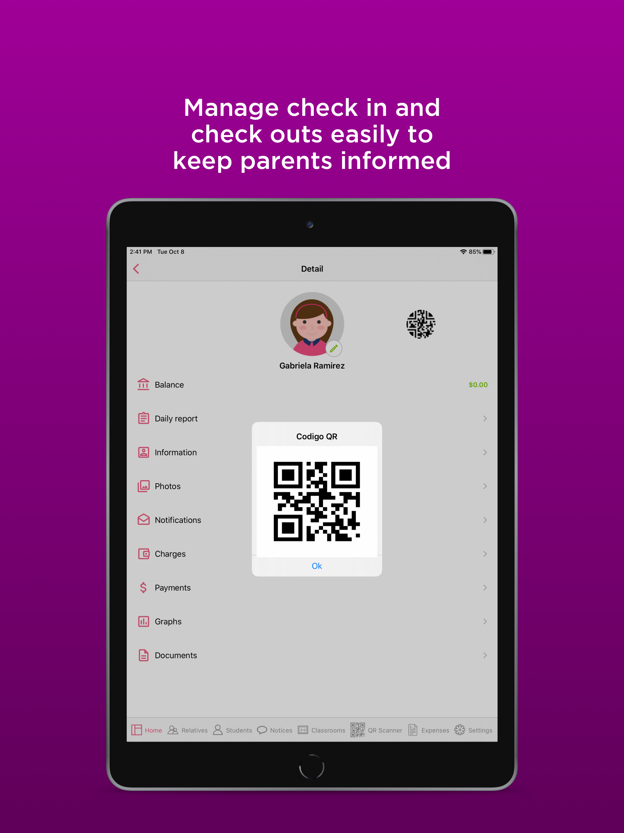 Aldea: Child care management