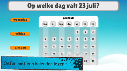 Leer de dagen en maanden Screenshot