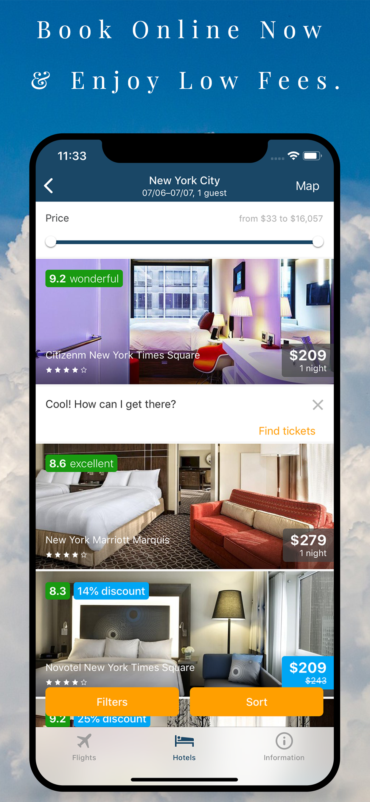 FindAirlines : Flight & Hotels