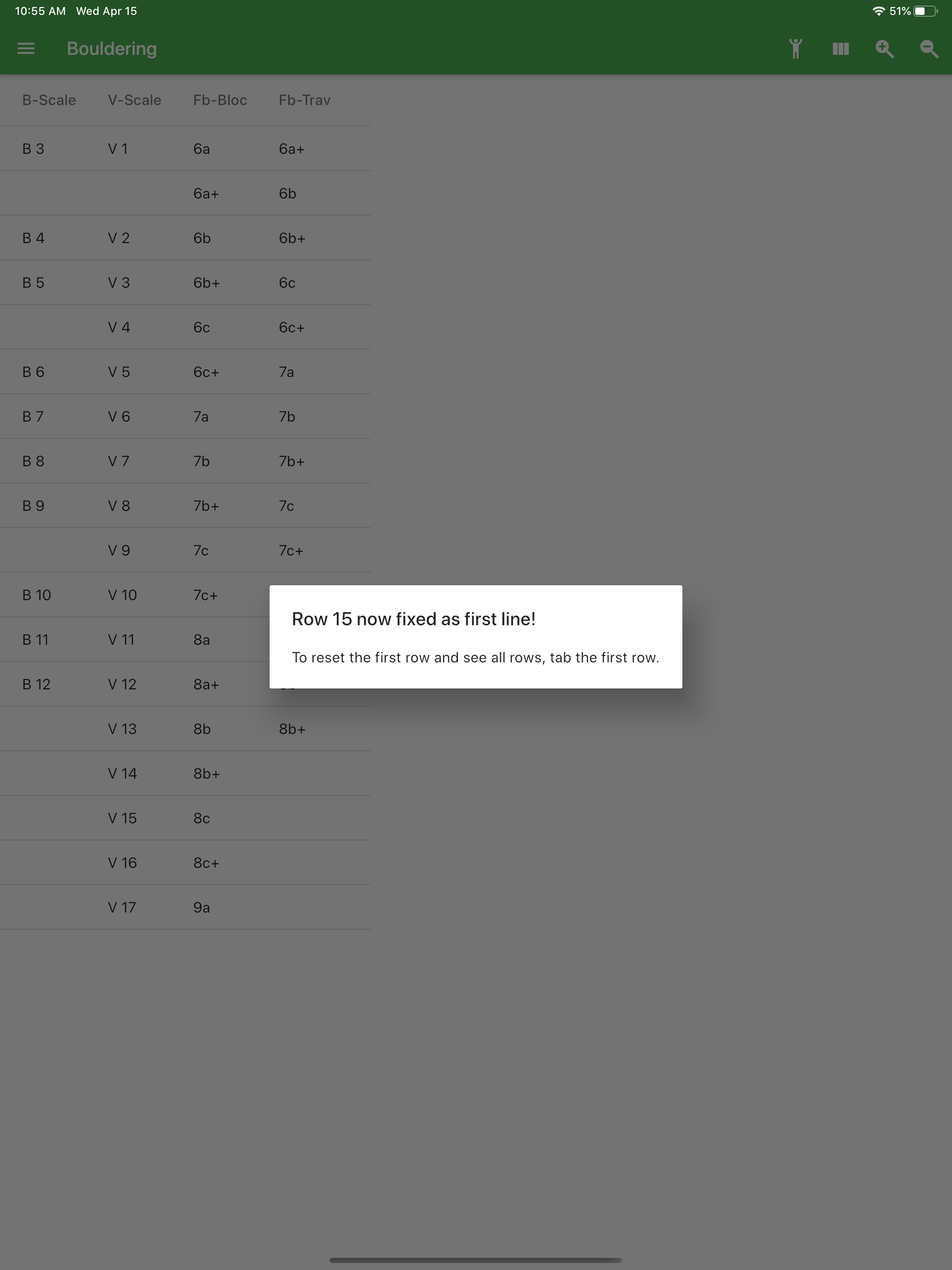 Climbing Grades screenshot 8