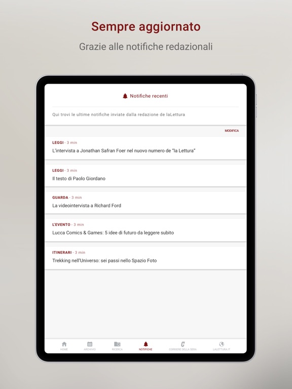 la Lettura Corriere della Sera iPad screenshot 4 - News app