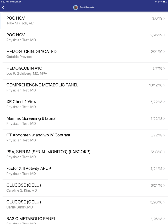 myPennMedicine iPad screenshot 5 - Medical app