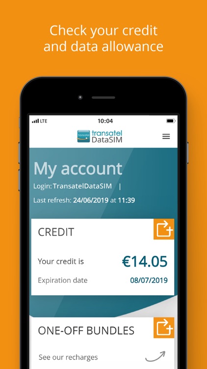 Transatel DataSIM selfcare