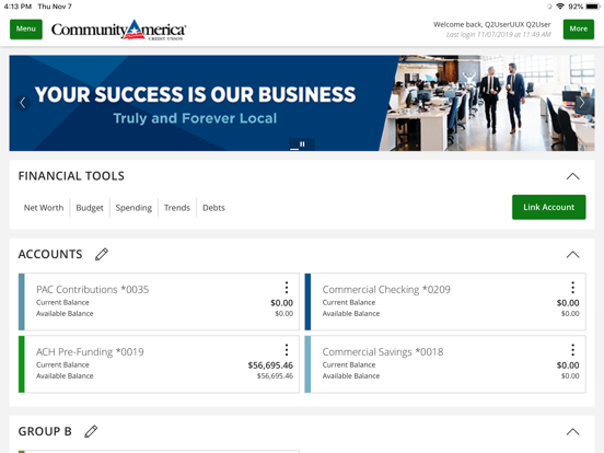 CommunityAmerica Business