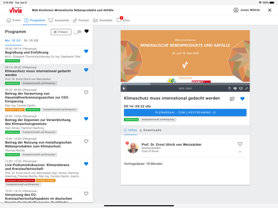zummit iPad screenshot