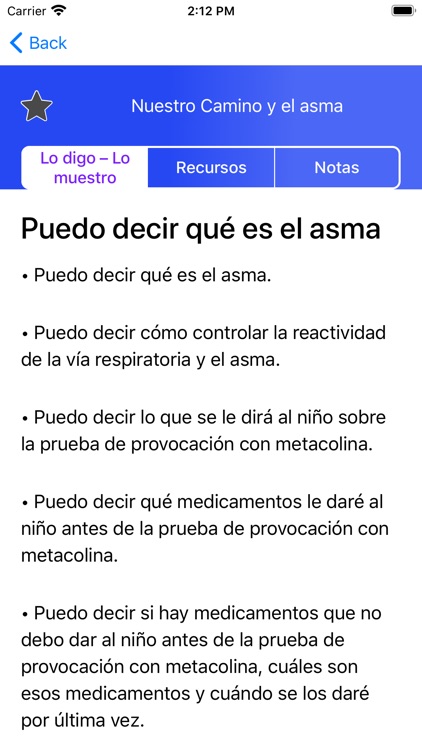 Nuestro Camino y el asma