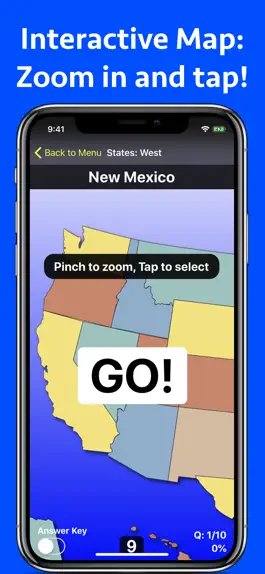 Game screenshot United States Map Quiz hack