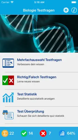 Game screenshot Das Biologie Quiz mod apk