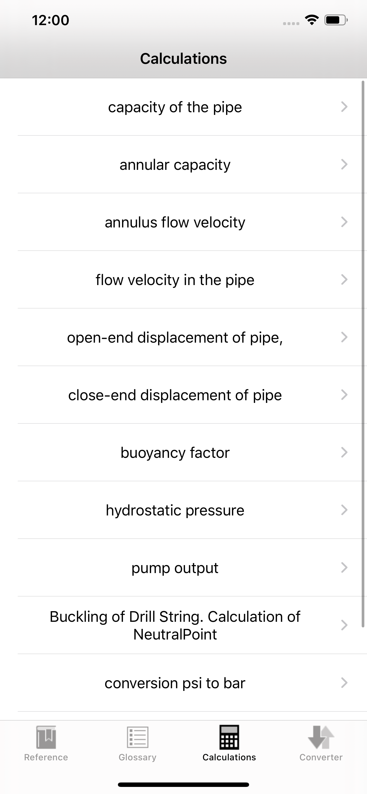 OIL & GAS REFERENCE