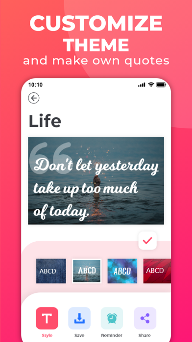 QuotesApp - Quotes Motivations Screenshot