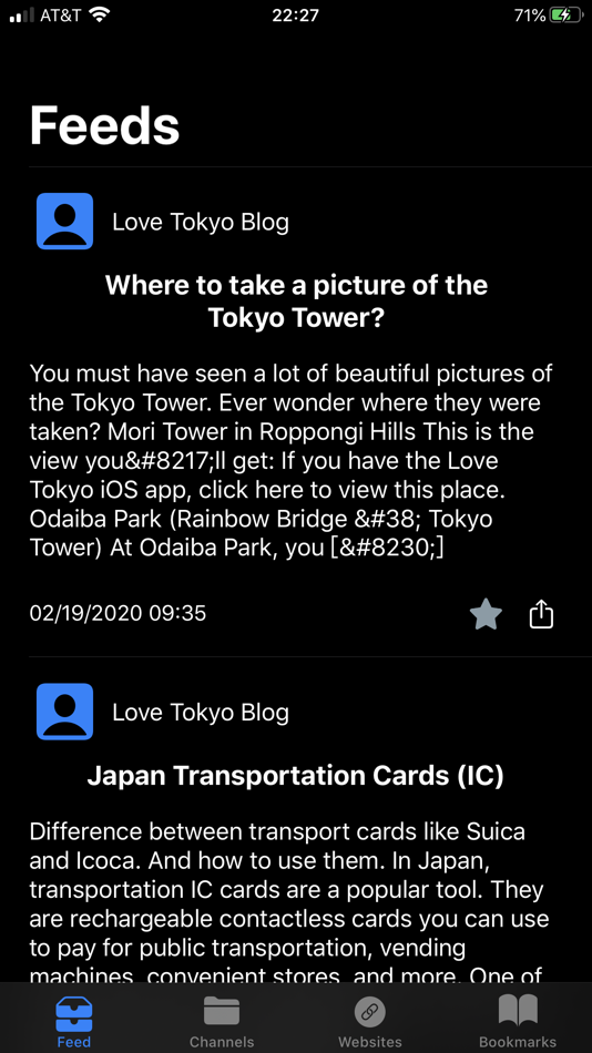 #1. Stream RSS (iOS) By: Shunzhe Ma