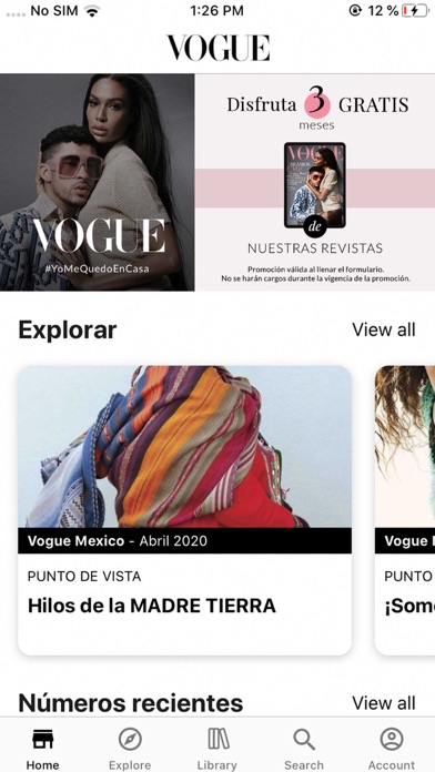 Vogue México Screenshot