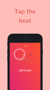 bpm - Tap Tempo Counter + Game screenshot