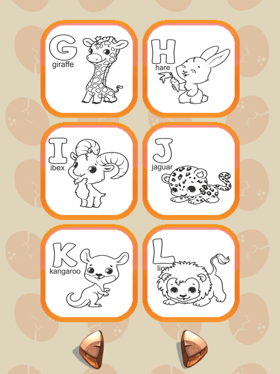 ABC Animals Phonics Coloring iPad screenshot