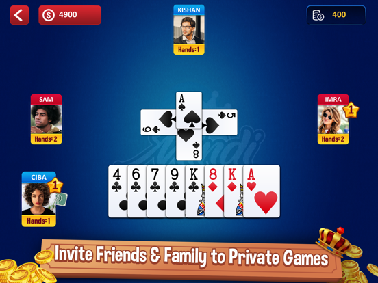 Mindi: Casino Card Game iPad screenshot