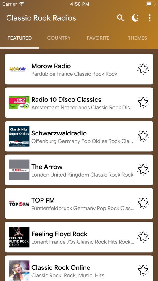 Classic Rock Radio Stations - 1.0 - (iOS)