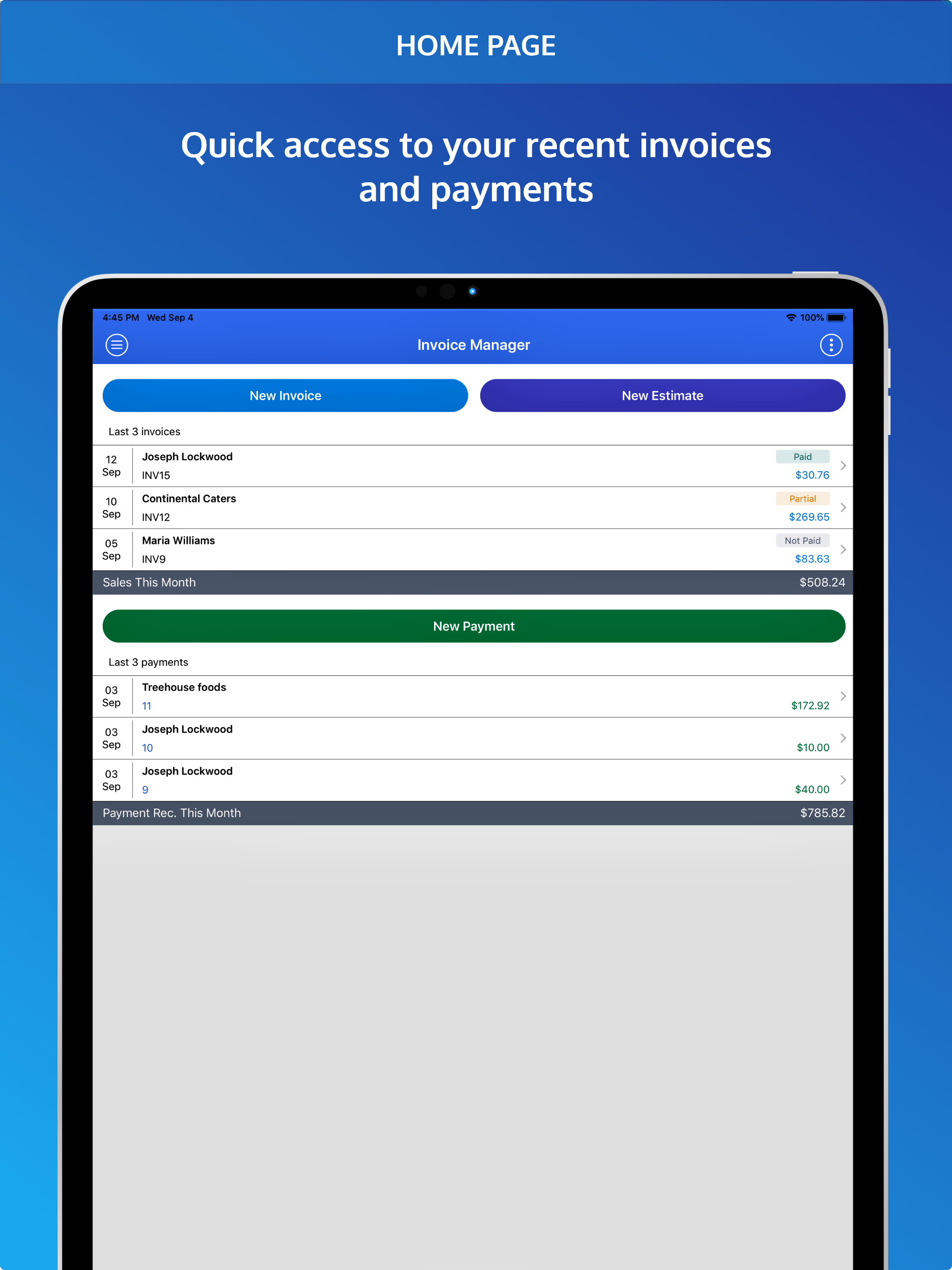 Invoice Pro. Invoice on the go